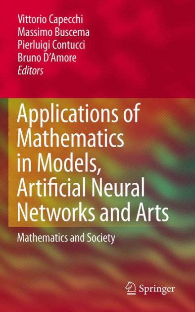 Book cover: Applications of mathematics in models, artificial neural networks and arts